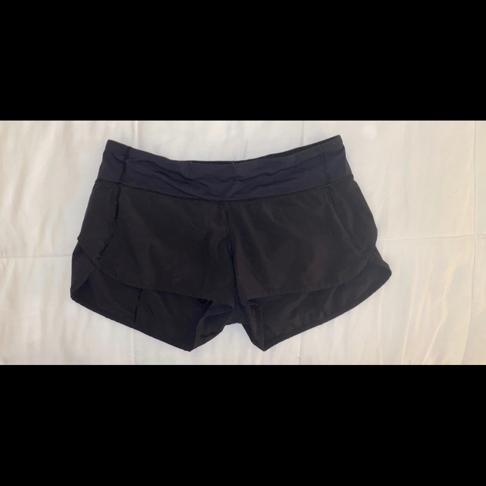 Lululemon Run Times Short 4’’- Black